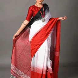 Ruuprekha Woven Design Pure Cotton Khadi Saree-picture-52