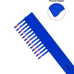 VEGA Shampoo Comb With Wide Tooth - Blue 1269 image 5