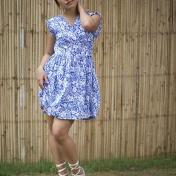 Sunscape Seaside Hibiscus Serenity Women Floral Printed Wrap Dress-image-47