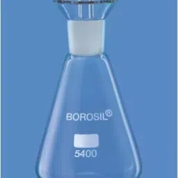 Borosil Iodine Interchangeable Stopper Flasks Capacity 100 ml 5400016 image 1