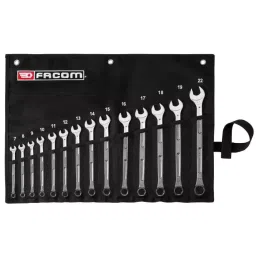 Facom OGV GRIP 441 Series 10-Piece Combination Spanner Set, 7 - 22 mm, 441.JV14GRPPB-picture-9