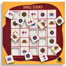 ilearnngrow Diwali Sudoku Board Game - Multicolour-11