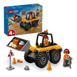 LEGO City Yellow Construction Wheel Loader Buildable Vehicle Set 81 Pieces- 60450-12