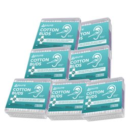 Assure Cotton Buds 100 Sticks Each Pack of 7 - 70 g-picture-25