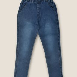 Kiwi Denim Woven Mild Washed Jeans - Blue-image-40