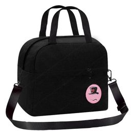 FunBlast Multi-Purpose Insulated Travel Lunch Bag for Office Pack of 1 Black-10