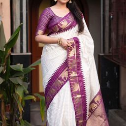 bigben textile Woven Design ZariBanarasi Saree-image-52