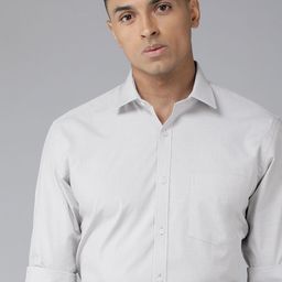 Park Avenue Men Slim Fit Opaque Pure Cotton Formal Shirt-image-96