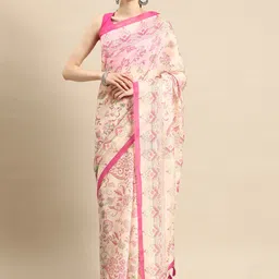 Tasarika Ethnic Motifs Printed Kantha Work Saree-picture-44
