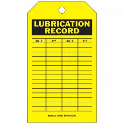 BRADY Tag 4 inch x 7 inch Black on Yellow for Indoor/Outdoor Usage, 20TH07-image-80