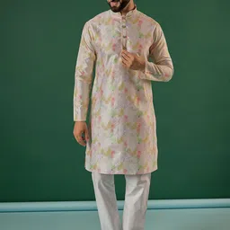Anouk Men Sequinned Kurta image 3