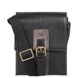 Hidesign Regent 01 Black Solid Medium Cross Body Bag-image-38