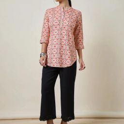 Soch Peach Printed Tunic image 4