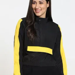Bewakoof Black & Yellow Regular Fit Jacket-picture-31