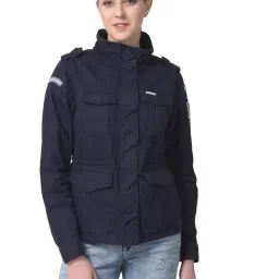Woodland Navy Regular Fit Jacket-picture-7