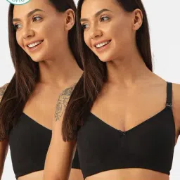 Inner Sense Black Maternity Bra (Pack of 2)-picture-31