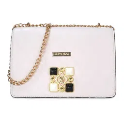 Luvoksi White Quilted Medium Sling Bag-picture-36
