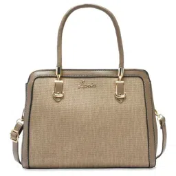 Luvoksi Brown Textured Large Satchel Handbag-47