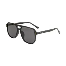 Ted Smith Grey Square Unisex Sunglasses-image-28