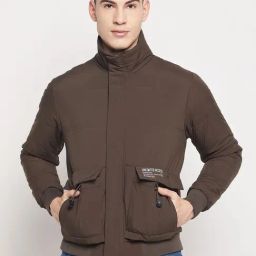 Duke Brown Slim Fit Jacket-image-61