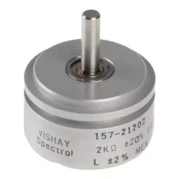 Vishay Servo Mount Rotary Potentiometer 1 W Power 2 kΩ Resistance Turret Terminal, 157S202MX-picture-1