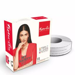 Fybros 1.5 Sq.mm 1 Core Flame Retardant (FR) Wire White (90 m)-image-74