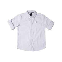 Allen Solly Junior White Printed Full Sleeves Shirt-image-72