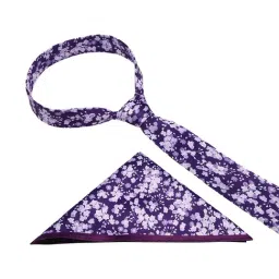 Tossido Multi Printed Necktie and Pocket Square Set For Men image 2