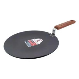 Wonderchef Ebony 28 cm Roti Tawa with Wooden Handle-11