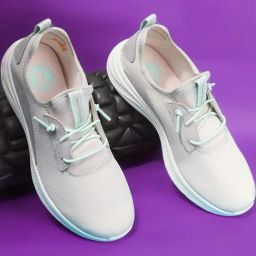 Hush Puppies by Bata Women's ELEVATE BUNGEE Beige Running Shoes-image-17