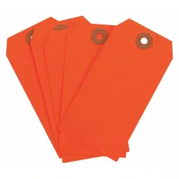 BRADY Plain 30 Points Fluorescent Red Blank Shipping Tag, 35RZ44 (Pack of 1000)-image-11