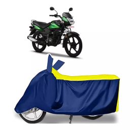 Auto Pearl Two Wheeler Cover for TVS Sport 63 60V - Yellow, Blue-image-8