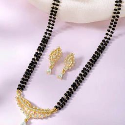 Peora Golden Collar Drop Sets for Women-image-11