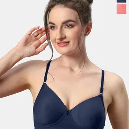 Sonari Pack Of 2 Medium Coverage Lightly Padded T-shirt Bras With All Day Comfort-image-42
