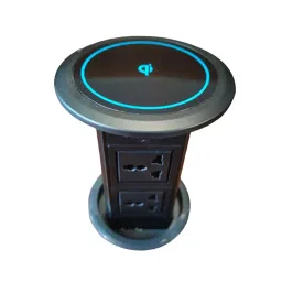 Audiovan Wireless Vertical Pop Up Box Socket with 2 Pop up Power Plug 10 W Wireless Charger & 2 USB Ports, AVT-806-picture-18