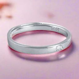 Zavya 925 Sterling Silver Dazzling Brilliance Ring with Cubic Zirconia Ring-image-55