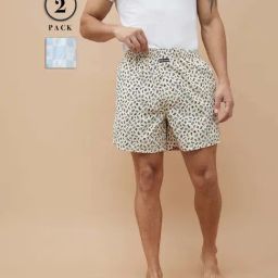 Fame Forever By Lifestyle Multicolour Cotton Regular Fit Printed Boxers - Pack Of 2-image-81