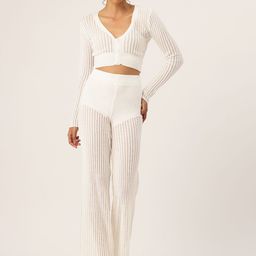 bebe Soft Romance Knitted Semi-Sheer Co-Ords-image-1