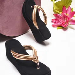 Try Me Embellished Party Wedge with Bows-34