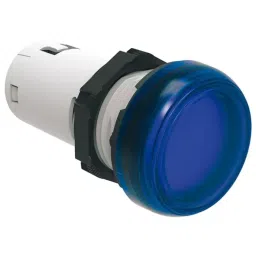 Lovato LPML, Panel Mount Blue LED Pilot Light, 22 mm Cutout, IP66, IP67, IP69K, Round, 48V, LPMLD6-picture-32