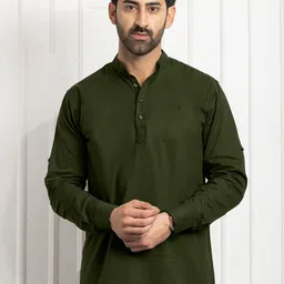 FILO HEVIS Mandarin Collar Cotton Short Kurta-picture-33