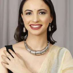 VIVAZS Silver-Plated Jewellery Set-20