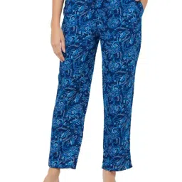 Soie Blue Floral Print Pyjamas-image-23