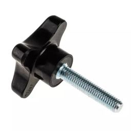 RS PRO Black 4-Arm Clamping Knob M8 Threaded Stud, 686654-image-94