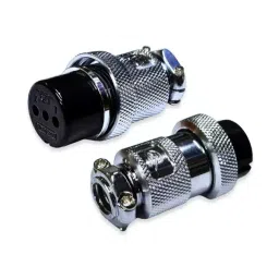 SETMI INDIA GX25 Aviation Plug Connector 25 mm 3-Pin Circular IP67 Waterproof with Soldered Wire & Threaded Lock image 4