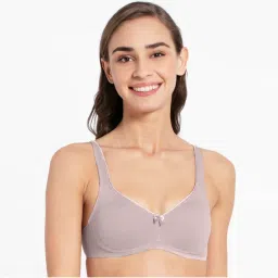 Jockey 1250 Wirefree Non Padded Cotton Elastane Everyday Bra - Mocha-picture-6