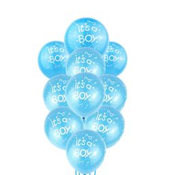 Funcart It's A Boy Latex Balloons Blue - Pack of 10-image-81