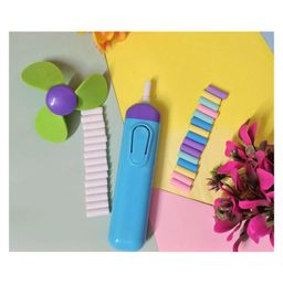 INPOUT Electric Eraser for Kids with 15 refills and 1 Fan(Color may vary)-12