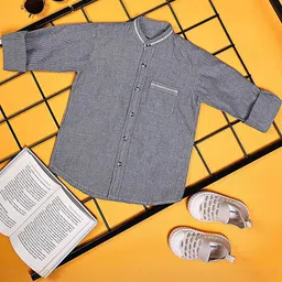 Killer Boys Classic Checked Casual Shirt-image-92