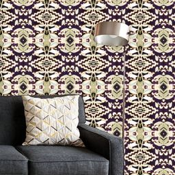 ArtzFolio Printed UV-Resistant Anti-Bacterial Mexican Tie Dye Batik Peel & Stick Wallpaper-image-96